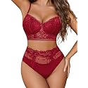 Avidlove Lingerie Sets for Women Bra and High Waist Panty Outfits