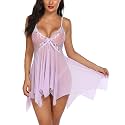 Avidlove Lingerie for Women Lace Babydoll Sleepwear Boudoir Outfits Plus Size Langeray XS-5XL