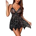 Avidlove Lingerie for Women Lace Babydoll Sleepwear Boudoir Outfits Plus Size Langeray XS-5XL