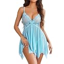 Avidlove Lingerie for Women Lace Babydoll Sleepwear Boudoir Outfits Plus Size Langeray XS-5XL