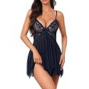 Avidlove Lingerie for Women Lace Babydoll Sleepwear Boudoir Outfits Plus Size Langeray XS-5XL