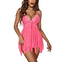 Avidlove Lingerie for Women Lace Babydoll Sleepwear Boudoir Outfits Plus Size Langeray XS-5XL