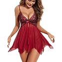 Avidlove Lingerie for Women Lace Babydoll Sleepwear Boudoir Outfits Plus Size Langeray XS-5XL
