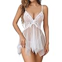 Avidlove Lingerie for Women Lace Babydoll Sleepwear Boudoir Outfits Plus Size Langeray XS-5XL