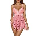 Avidlove Lingerie for Women Lace Babydoll Sleepwear Boudoir Outfits Plus Size Langeray XS-5XL