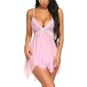 Avidlove Lingerie for Women Lace Babydoll Sleepwear Boudoir Outfits Plus Size Langeray XS-5XL