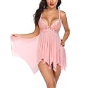 Avidlove Lingerie for Women Lace Babydoll Sleepwear Boudoir Outfits Plus Size Langeray XS-5XL