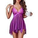 Avidlove Lingerie for Women Lace Babydoll Sleepwear Boudoir Outfits Plus Size Langeray XS-5XL