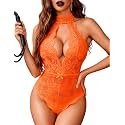 Avidlove Lingerie for Women Sexy Lace Bodysuit Teddy Babydoll Nightgown