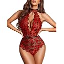 Avidlove Lingerie for Women Sexy Lace Bodysuit Teddy Babydoll Nightgown