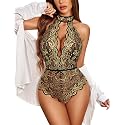 Avidlove Lingerie for Women Sexy Lace Bodysuit Teddy Babydoll Nightgown
