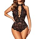 Avidlove Lingerie for Women Sexy Lace Bodysuit Teddy Babydoll Nightgown