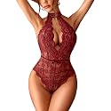 Avidlove Lingerie for Women Sexy Lace Bodysuit Teddy Babydoll Nightgown