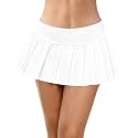 Avidlove Pleated Mini Skirt Low Rise Y2K Plaid Schoolgirl Skirts for Women