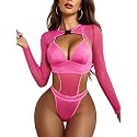 Avidlove Rave Outfits for Women Festival Sexy Lingerie Bodysuit 2 Piece