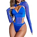 Avidlove Rave Outfits for Women Festival Sexy Lingerie Bodysuit 2 Piece
