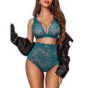 Avidlove Sexy Lingerie for Women High Waist Bra and Panty Set Strappy Babydoll Bodysuit