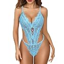 Avidlove Sexy Lingerie for Women Lace Teddy Bodysuit One Piece Babydoll