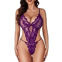 Avidlove Sexy Lingerie for Women Lace Teddy Bodysuit One Piece Babydoll
