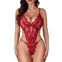 Avidlove Sexy Lingerie for Women Lace Teddy Bodysuit One Piece Babydoll