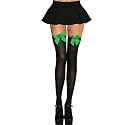 Avidlove Sexy Satin Bow Accent Opaque Thigh Highs Socks Long Stockings