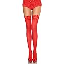 Avidlove Sexy Satin Bow Accent Opaque Thigh Highs Socks Long Stockings
