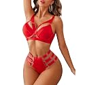 Avidlove Women's Lingerie Underwire Sexy Bra and Panty Set