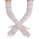 Avidlove Women's Long Sheer Gloves Tulle Mesh Opera Gloves