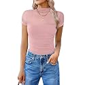 Avidlove Women's Short Sleeve Bodysuit Turtle Neck Body Suits Mesh One Piece Leotard Going Out Tops Date Outfits