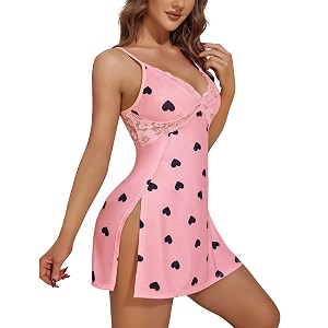 Avidlove Women Lingerie Lace Chemise Sexy Nightgown