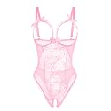 Avidlove Women One Piece Lingerie Sexy Lace Babydoll Mini Bodysuit