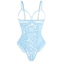 Avidlove Women One Piece Lingerie Sexy Lace Babydoll Mini Bodysuit