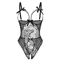 Avidlove Women One Piece Lingerie Sexy Lace Babydoll Mini Bodysuit