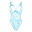 Avidlove Women One Piece Lingerie Sexy Lace Babydoll Mini Bodysuit