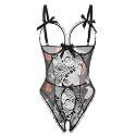 Avidlove Women One Piece Lingerie Sexy Lace Babydoll Mini Bodysuit