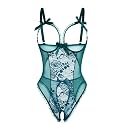 Avidlove Women One Piece Lingerie Sexy Lace Babydoll Mini Bodysuit