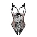 Avidlove Women One Piece Lingerie Sexy Lace Babydoll Mini Bodysuit