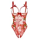 Avidlove Women One Piece Lingerie Sexy Lace Babydoll Mini Bodysuit