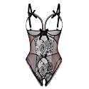 Avidlove Women One Piece Lingerie Sexy Lace Babydoll Mini Bodysuit