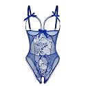 Avidlove Women One Piece Lingerie Sexy Lace Babydoll Mini Bodysuit