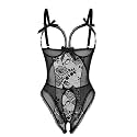 Avidlove Women One Piece Lingerie Sexy Lace Babydoll Mini Bodysuit