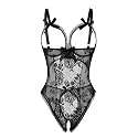 Avidlove Women One Piece Lingerie Sexy Lace Babydoll Mini Bodysuit