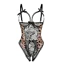 Avidlove Women One Piece Lingerie Sexy Lace Babydoll Mini Bodysuit