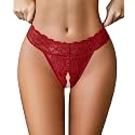 Avidlove Womens Lace Panties Low Waist Thong T Back Hollw Out Underwear
