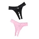 Avidlove Womens Lace Panties Low Waist Thong T Back Hollw Out Underwear