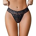 Avidlove Womens Lace Panties Low Waist Thong T Back Hollw Out Underwear