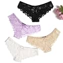 Avidlove Womens Underwear Lace Cheeky Panties Sexy Hipster Bikini Lingerie
