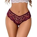 Avidlove Womens Underwear Lace Cheeky Panties Sexy Hipster Bikini Lingerie