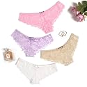Avidlove Womens Underwear Lace Cheeky Panties Sexy Hipster Bikini Lingerie
