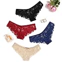 Avidlove Womens Underwear Lace Cheeky Panties Sexy Hipster Bikini Lingerie
